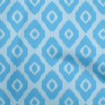 thumbnail image 1 of oneOone Polyester Spandex Light Blue Fabric Asian Ikat Craft Projects Decor Fabric Printed By The Yard 56 Inch Wide, 1 of 4