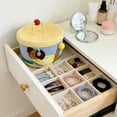 thumbnail image 4 of FcBaudy Cute Storage Basket With Rope Cover Hand Woven Basket And Souvenir Snack Toy Storage Box Cotton storage basket, 4 of 7
