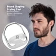 thumbnail image 3 of Beard Shaping Styling Tool, Beard Shaper Template 5 Size  for Home Blue,Transparent, 3 of 7