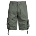 thumbnail image 2 of Styesk Mens Shorts Men's Pockets Cargo Pants Casual Button Classic Summer Short With Multi Pockets, 2 of 7