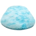thumbnail image 2 of Hxlamzoo Fluffy Oval Area Rug, Soft Tie Dye Rug, Shaggy Colorful Rug, for Bedroom, Living Room, Teen Dorm, Baby Nursery, 11 Colors & 3 Sizes, 2 of 6
