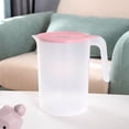 thumbnail image 4 of Oleegame 1PC Glass Bottle Simple Cold Water Kettle Household Plastic Heat High Temperature Cold Boiled Water Cup Tea Pot Set Miscellaneous Pot Large Capacity Pink, 4 of 4