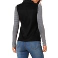 thumbnail image 3 of INSPIRE CHIC Women's Utility Cargo Vest Button Front Sleeveless Faux Suede Jacket with Pockets S Black, 3 of 7