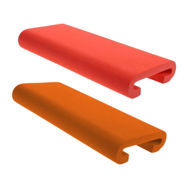 Almencla 2 Pcs Coussins de Bateau Dragon Sièges de Pagaie pour Machine à Ramer Extérieure Garage Rouge et Orange