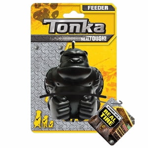 Tonka Gorilla Tire Feeder Dog Toy, 4 inch