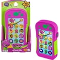 thumbnail image 1 of Fisher-Price Barney’s World Hey Barney Phone Musical Toddler Toy with Lights for Kids, Multilanguage Version, 1 of 6