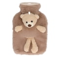thumbnail image 3 of Hot Water Bag, Cute Cartoon 1000ml Capacity Warm Water Bag Multifunctional PVC Material  For Office Brown,Purple, 3 of 8