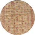 thumbnail image 1 of Ahgly Company Tapis d'Intérieur Lavables en Machine, Ronds, Contemporains, Brun Sable, 8' Ronds, 1 of 7