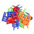 thumbnail image 1 of Ejoyous Chair Toy,18pcs/ Set Mini Stacking Plastic Chair Toy Learning Intelligent Toys for Kid, Kid Chair Toy, 1 of 8