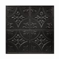 thumbnail image 4 of Genesis Antique Black Ceiling Tiles - Easy Drop-In Installation â€“ Waterproof, Washable and Fire-rated - High-Grade PVC to Prevent Breakage (12" x 12" Sample), 4 of 6
