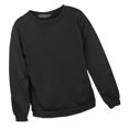 thumbnail image 2 of lionlar Chandail pour Homme en Molleton Uni Haut de Survêtement Chandail Col Rond Noir G L, 2 of 9