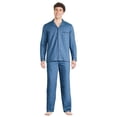 thumbnail image 1 of George Men's Notch Collar Pajama 2-Piece Set, 1 of 6