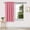Pink, variant on Uuiauoio Solid Colour Curtains,Faux Silk Blackout Curtains, Solid Color Window Treatment Drapes for Bedroom and Living Room Thermal Insulated Room Darkening Drapes