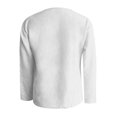thumbnail image 5 of T-shirt Décontracté Uni à Manches Longues et Col en V, 5 of 5