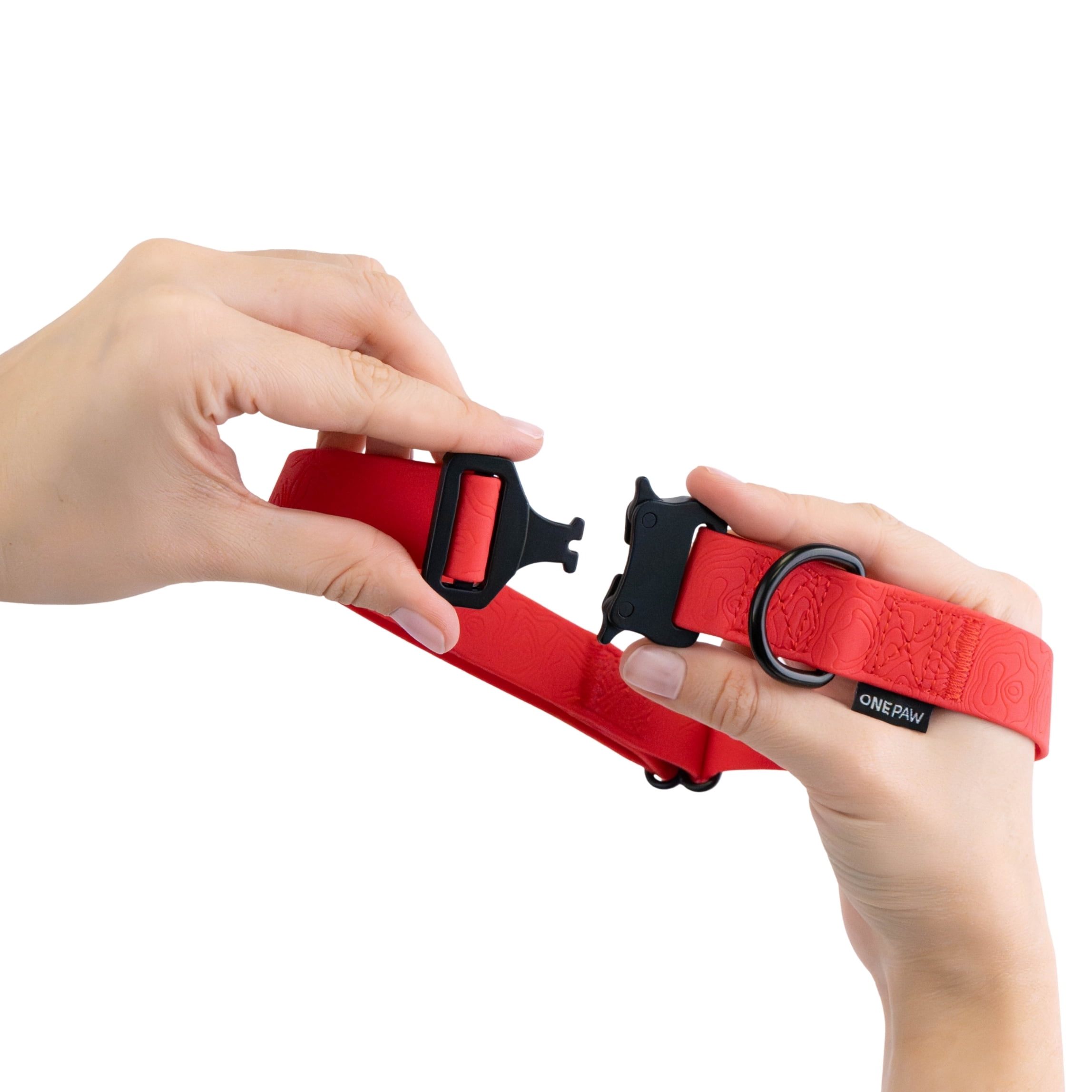 One Paw, Un collier pour chien en Silicone avec boucle métal, hydrofuge, plusieurs tailles.