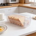 thumbnail image 1 of JZCHUNTOY Contenant de Rangement pour Pain, Boîte Hermétique pour Toast, Rangement Alimentaire Étanche Sans BPA, Boîte de Conservation Réutilisable pour Pain, Toast, Collations, Cuisine, Garde-Manger et Réfrigérateur, 1 of 8