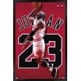 thumbnail image 1 of Michael Jordan - Jersey Wall Poster, 22.375" x 34" Framed, 1 of 4