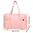 thumbnail image 3 of Unisex Briefcase Bag Waterproof All-match Big Capacity Tote Handbag Shoulder Bag, 3 of 10
