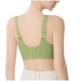 thumbnail image 4 of LOVZFMLL Soutien-Gorge pour Femmes Mode Femmes Couleur Unie Transparent Sans Armatures Bonnets Fixes Rassemblement Soutien-Gorge Quotidien Vert TG, 4 of 4