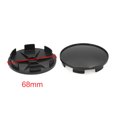 thumbnail image 2 of Unique Bargains 4 Pcs Noir 6 Clips 68mm Dia Couvre-Moyeu Central de Pneu pour Auto, 2 of 3