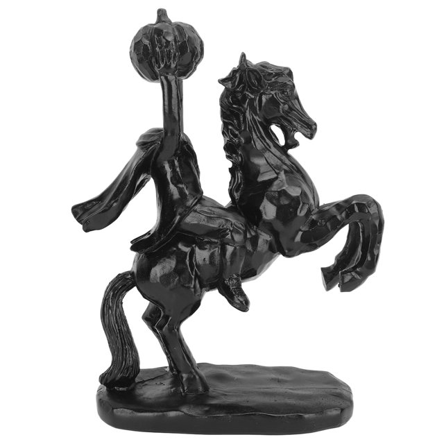 Headless Horseman Figurines, Resin Headless Horseman Statue For Desktop