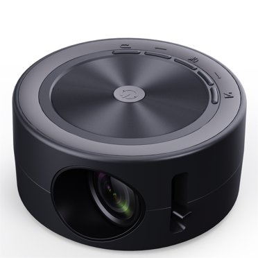 Rbaofujie Mini Projecteur, Projecteur Portable 1080p, Projecteur de Films Extérieur Projecteur de Films pour la Maison Projecteur Vidéo à DEL, Projecteur de Films avec Interface USB et Télécommande