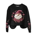 thumbnail image 5 of Zhanying Chandail d'Automne pour Femmes à Col Rond, Tenue de Fête, Chandail pour Femmes, Chandail de Noël Doux Doublé en Molleton pour Femmes, 5 of 5