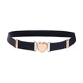 thumbnail image 2 of Ceintures Extensibles pour Enfants Filles Multicolores Ceintures de Taille Élastiques Ajustables avec Boucle en Forme de Cœur pour Uniforme Pantalon de Robe, 2 of 8