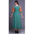 thumbnail image 4 of Bimba Anarkali Long à Imprimé pour Femmes Tunique Ethnique Indienne Décontractée, 4 of 6