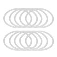 thumbnail image 1 of 10Pcs Dreamcatcher  Hoops White Plastic Circles DIY Dreamcatcher Material Accessories (35cm), 1 of 3