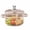 A, variante sur Contenants de Rangement 2 Casseroles Casserole à Mijoter avec Couvercle en Verre 16 L Casserole Chauffante en Borosilicate pour Cuisinière, Convient aux Soupes, aux Repas et à la Cuisine de Tous les Jours