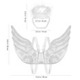 thumbnail image 2 of OULII 1Pcs Warmth In Cold Season Pet Costume With Angel Wings For  Cats, 2 of 5