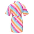thumbnail image 3 of Sunnyoo Toddler Girl's Bathrobe Sleepwear Kimono Robe Kids Knee-Length Night Robe Loungewear, 3 of 8