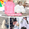 thumbnail image 3 of GARVALON 2Pcs Snow Maker Clip Plastic Pink Winter Outdoor Activities Snow Clip, 3 of 7