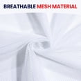 thumbnail image 2 of Canadian Linen Mesh Laundry Bags, 28"x40", 2 Pack, Drawstring Clothes Organizer Waterproof Fabric Durable Storage Bag Hamper, White, 2 of 10