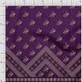 thumbnail image 1 of Soimoi Modal Satin Fabric Floral Mandala & Elephant Panel Print Sewing Fabric Yard 42 Inch Wide, 1 of 1
