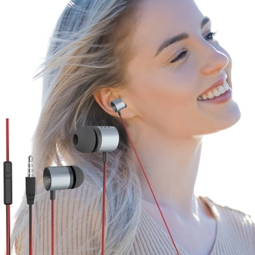 WIFKLSIIPG Écouteurs Intra-Auriculaires avec Micro Écouteurs Filaires 3,5 mm pour Téléphone Intelligent IOS et Android Ordinateurs Portables MP3 Jeux Baladeur