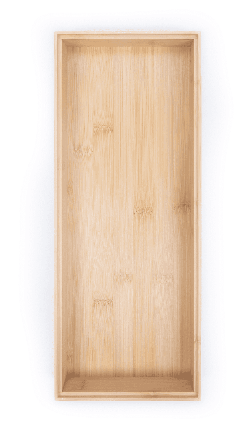 Better Homes & Gardens Organisateur de tiroir long en bambou, 15 IN W x 5.98 IN D x 1.97H, couleur bambou naturel