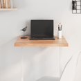 thumbnail image 1 of vidaXL Table Top Light Brown 60x60x(2-4) cm Treated Solid Wood Oak, 1 of 5