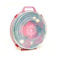 thumbnail image 5 of Homz Boîte de Rangement en Plastique pour Couronne des Fêtes avec Couvercle Transparent (jusqu'à 24 Pouces de Diamètre), Rouge (Lot de 3), 5 of 5