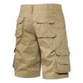 thumbnail image 5 of LSLJS Mens Fashion Sports Multi-Pockets Casual Summer Solid Zipper Short Pants, Mens Shorts Summer Clothes, 5 of 5