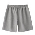 thumbnail image 4 of EOYWHK Cotton Linen Shorts for Men Summer Breathable Workout Gym Shorts Mid Waisted Solid Color Running Swimming Sleeping Shorts, 4 of 5