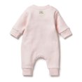thumbnail image 2 of Wilson+Frenchy Organic Quilted Growsuit - Pink (6-12 Months), 2 of 4