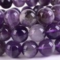thumbnail image 2 of Natural African Amethyst Gemstone 10mm Round Beads Stretch Bracelet 7 Inch Unisex, 2 of 2