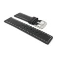 thumbnail image 3 of 22mm Leather Watch Band Strap, Stainless Steel Buckle, 3 of 7