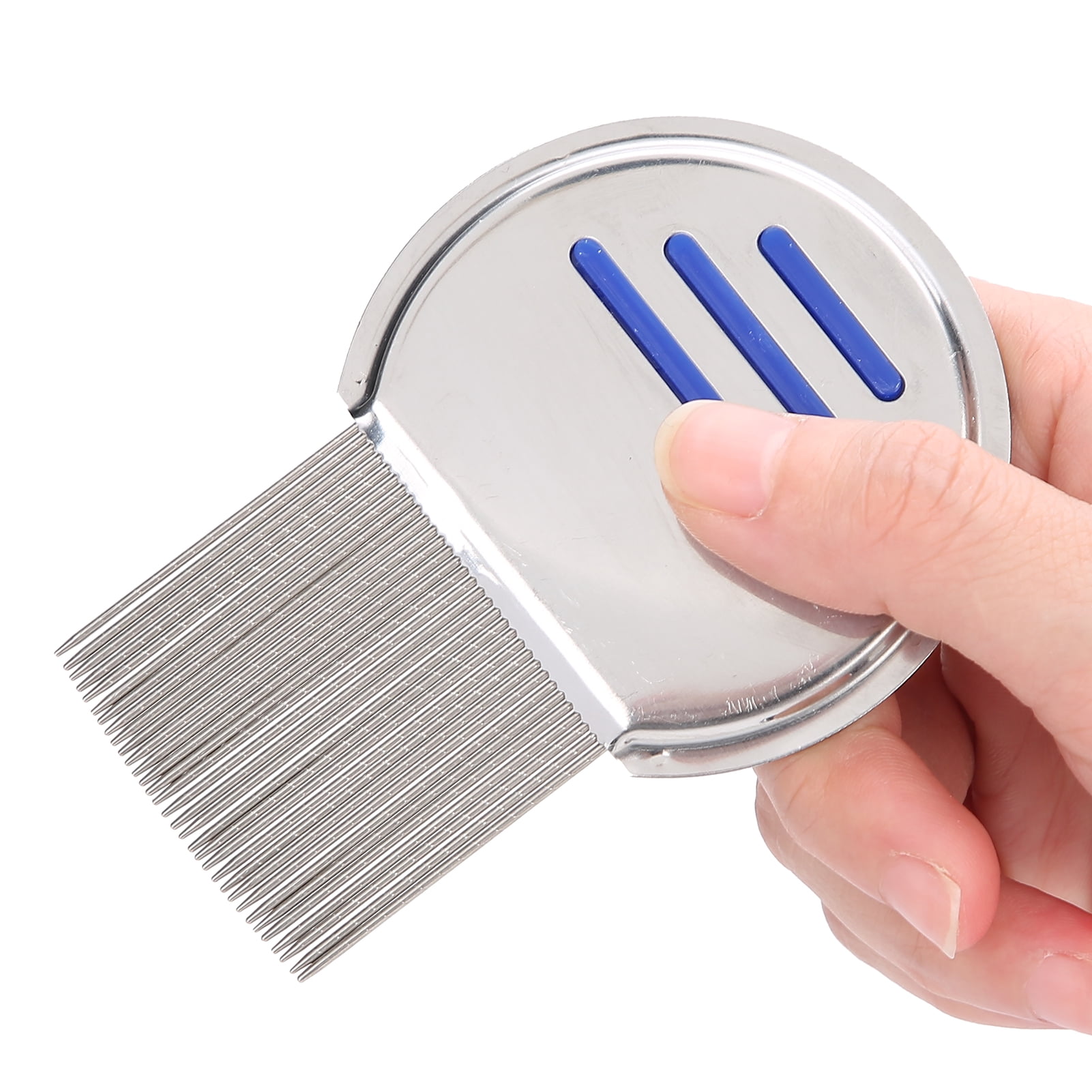 Fdit Professional Stainless Steel Lice Nits Treatment Comb Portable Louse Removal Comb Hair Comb