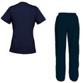 thumbnail image 2 of Women's Scrubs Set Scrub Top and Pants Scrubs Set, 2 of 3