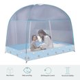 thumbnail image 4 of YAOMOBB Housse de Filet de Chambre Portable Pliable Tente Filet Fermeture Éclair Couverture de Lit Entièrement Fermée Rideau, 4 of 7