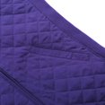 thumbnail image 5 of Bienzoe Women Casual Quilted Sleeveless Light Weight Vest Stretch Rib Purple XL, 5 of 5