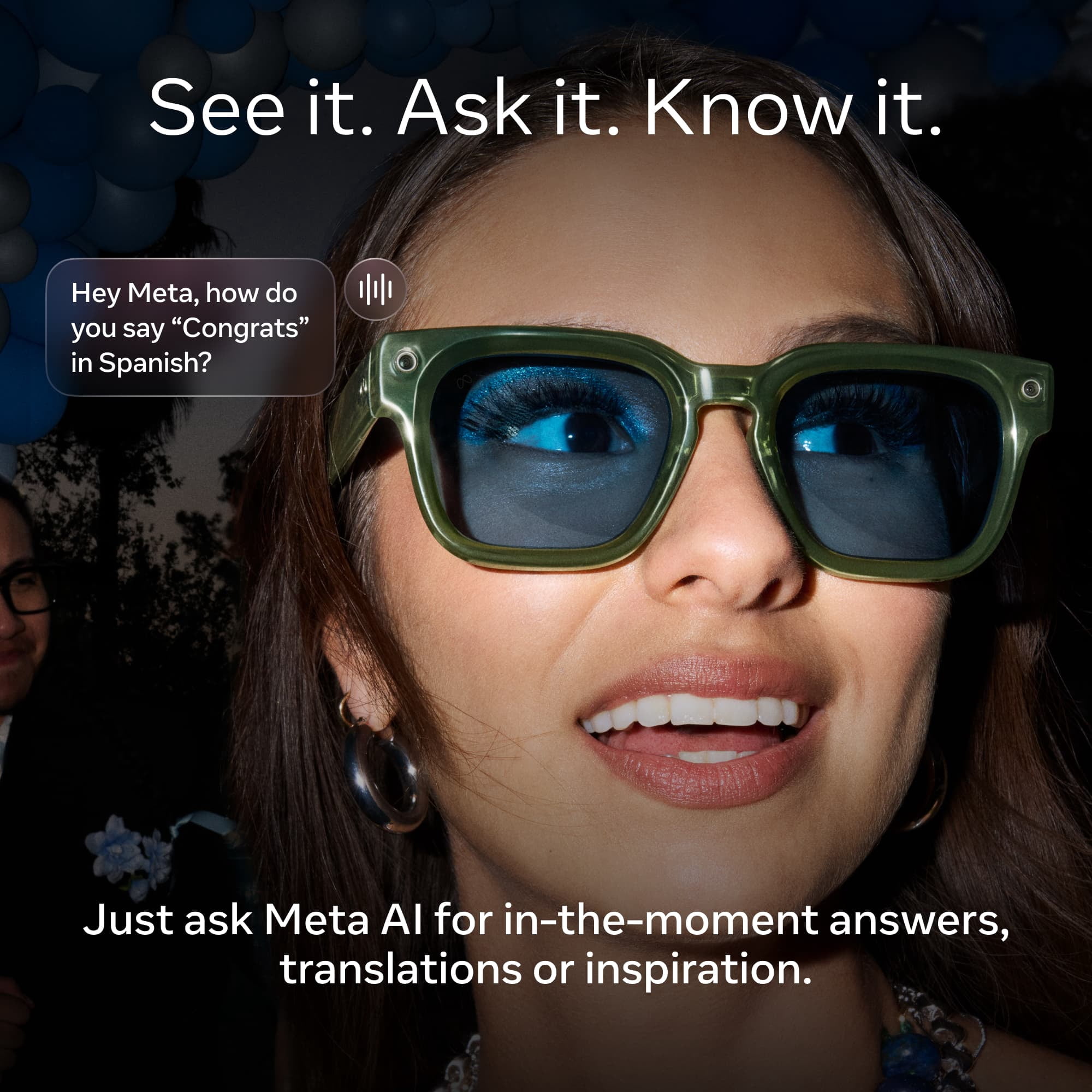 Meta Glasses, Nova Standard AI Glasses, Sandstone, Chocolate Lenses